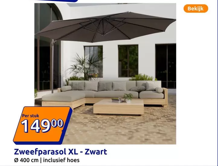 Zweefparasol XL