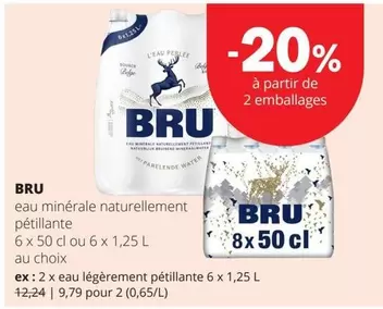 De - eau minérale naturellement pétillante