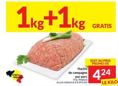 De - Hachis de campagne pur porc