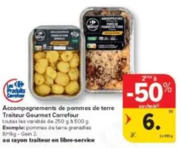De - Accompagnements de pommes de terre Traiteur Gourmet