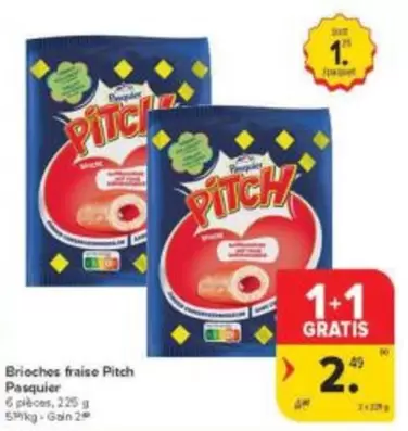Brioches fraise Pitch