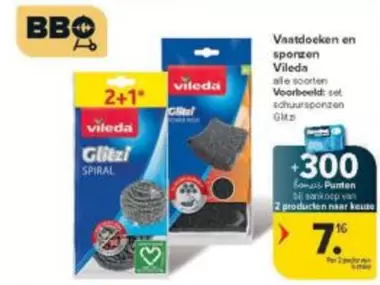Gm - Vileda Glitzi Spiral Vaatdoeken en sponzen