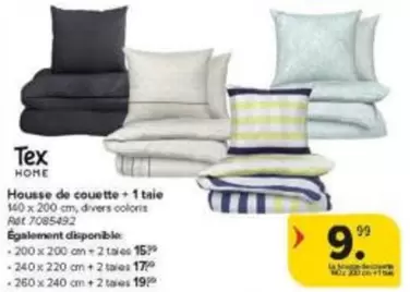 De - Housse de couette + 1 taie Réf 7085492