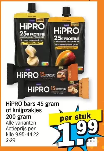 HiPRO bars