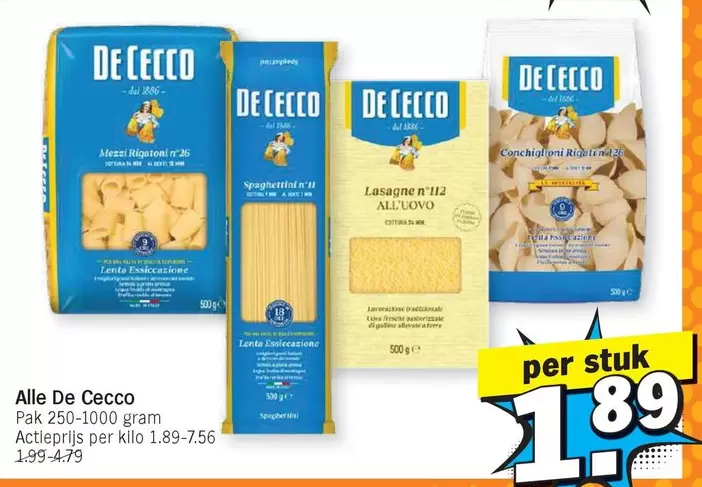 De - Pasta