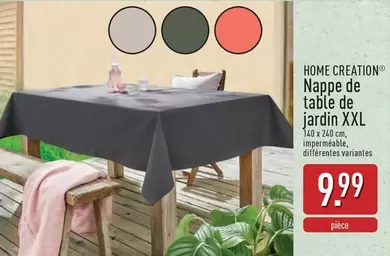 De - Nappe de table de jardin XXL