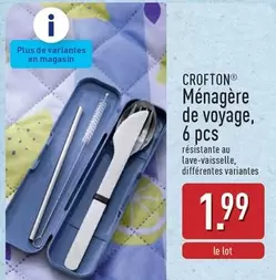 De - Ménagère de voyage, 6 pcs