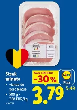 De - Steak minute