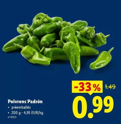 Poivrons Padrón