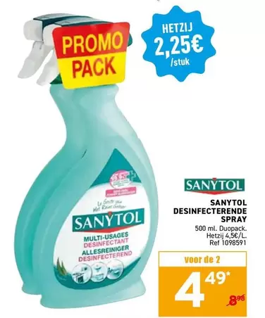 De - DESINFECTERENDE SPRAY