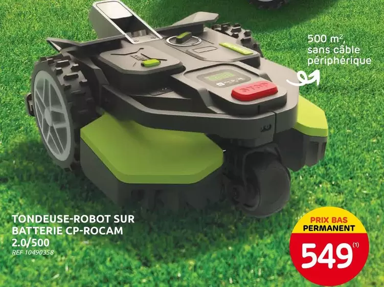 TONDEUSE-ROBOT SUR BATTERIE CP-ROCAM 2.0/500
