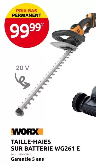TAILLE-HAIES SUR BATTERIE WG261 E