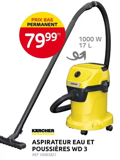 Karcher - ASPIRATEUR EAU ET POUSSIÈRES WD 3 REF 1008/852-3