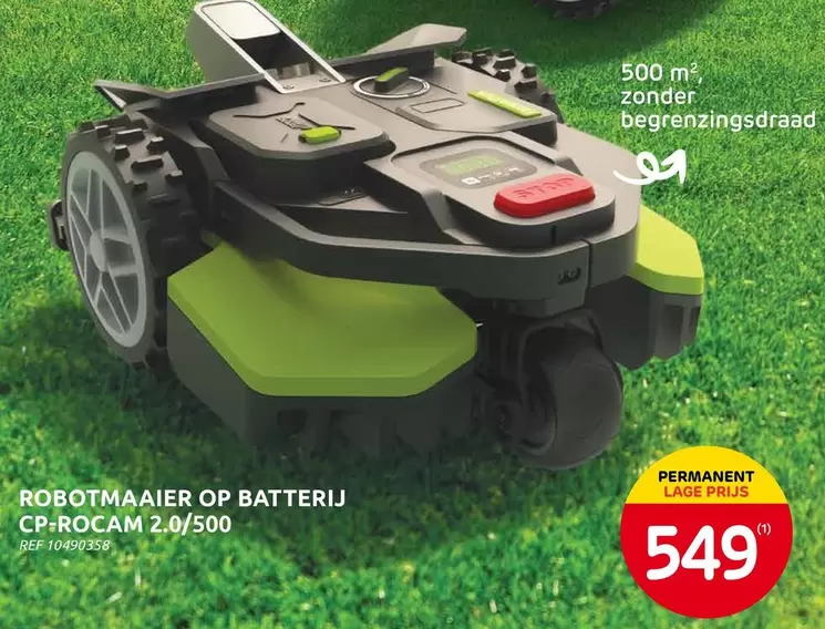 ROBOTMAAIER OP BATTERIJ CP-ROCAM 2.0/500