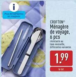 De - Ménagère de voyage, 6 pcs