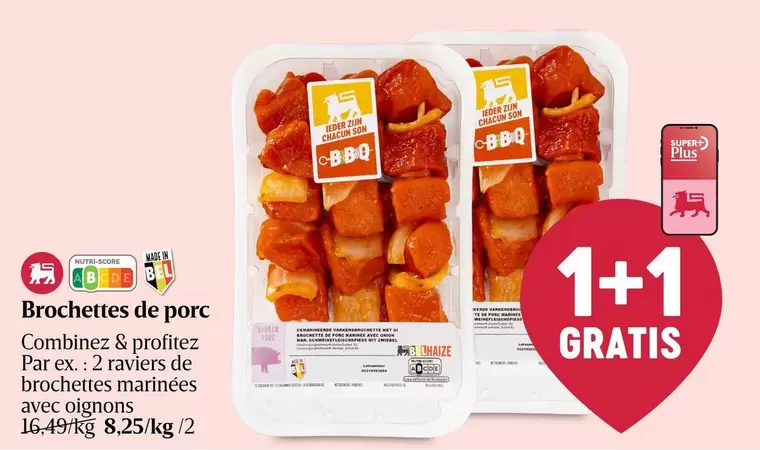 De - Brochettes de porc