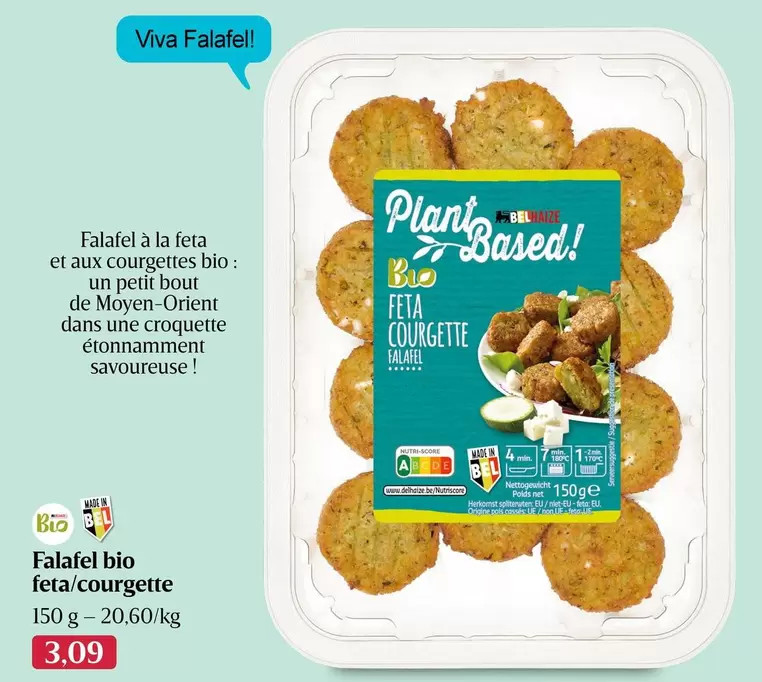 De - Falafel bio feta/courgette