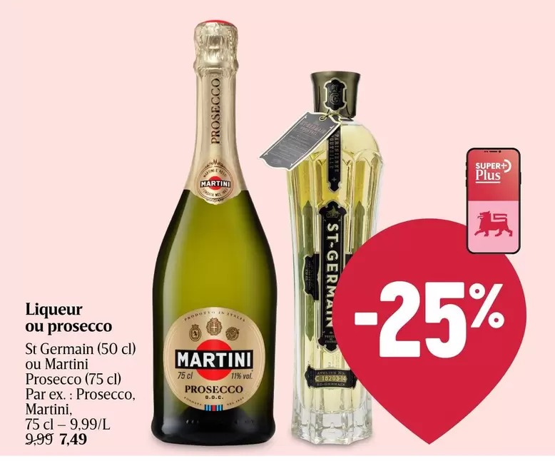 Liqueur ou prosecco