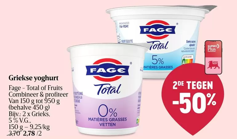 Total - Griekse yoghurt