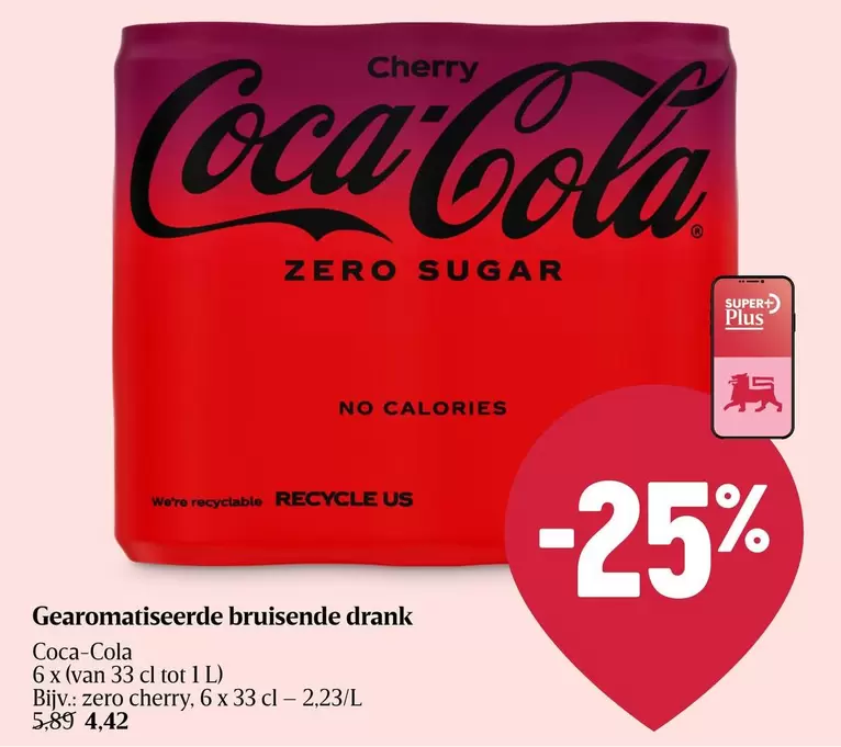 Coca Cola - Cherry Coca-Cola ZERO SUGAR