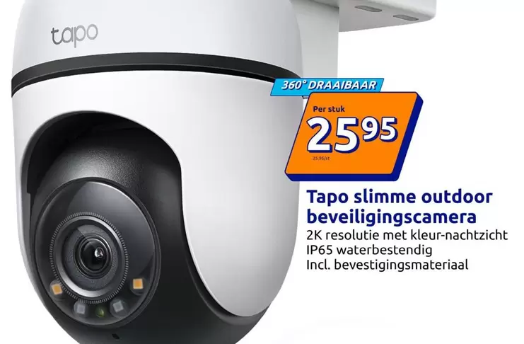 Slimme Outdoor Beveiligingscamera