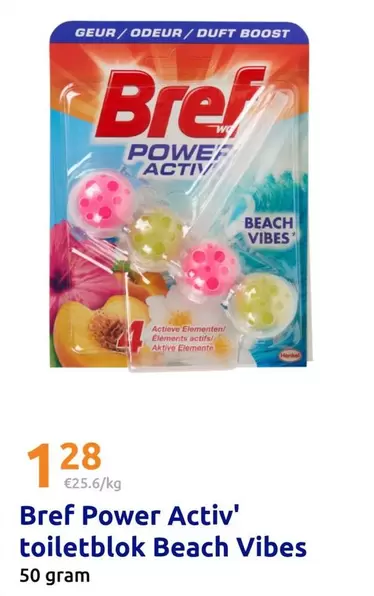 Bref Power Activ' toiletblok Beach Vibes