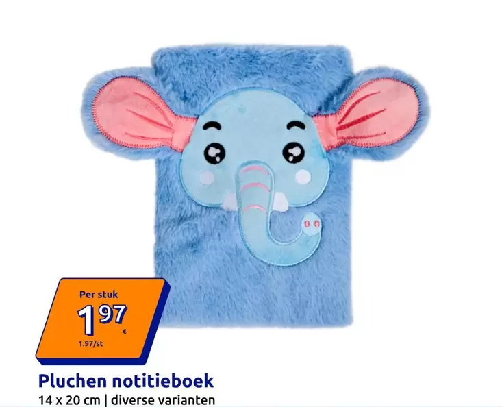 Plush notebook