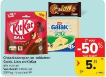 Lion - Chocoladerepen en -tabletten