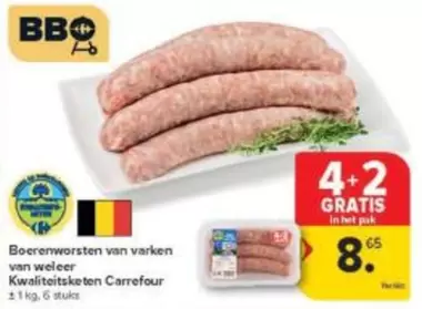 Bbq - Boerenworsten van varken
