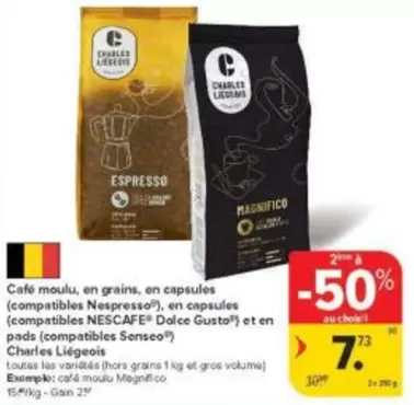 Senseo - Café moulu, en grains, en capsules