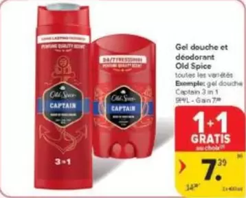 Gel douche et déodorant