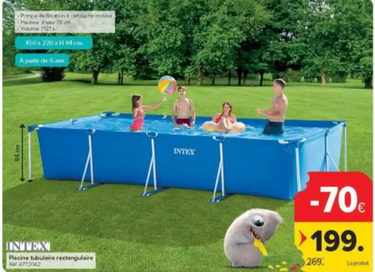Intex - Piscine rectangulaire