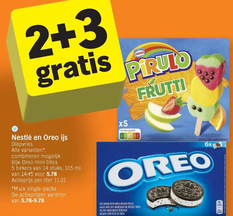 De - Nestle en Oreo ijs