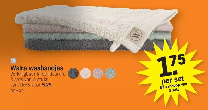 De - Walra washandjes