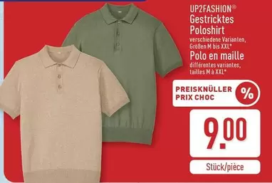 Gestricktes Poloshirt