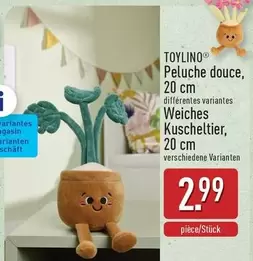 Peluche douce, 20 cm / Weiches Kuscheltier, 20 cm