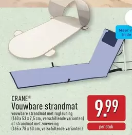 De - Vouwbare strandmat