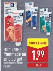 De - Pommade au zinc ou gel