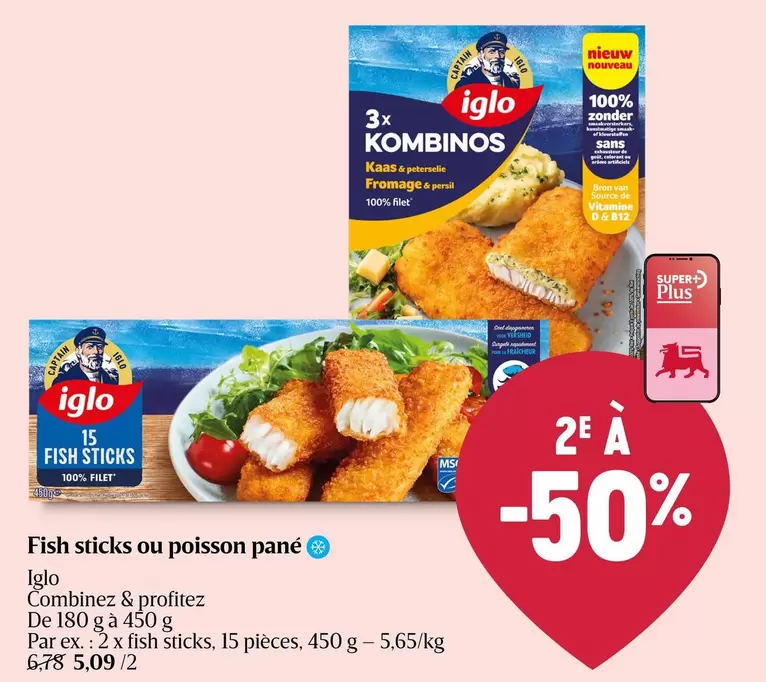 De - Fish sticks ou poisson pané