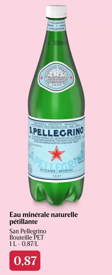 De - Eau min
rale naturelle p
étillante