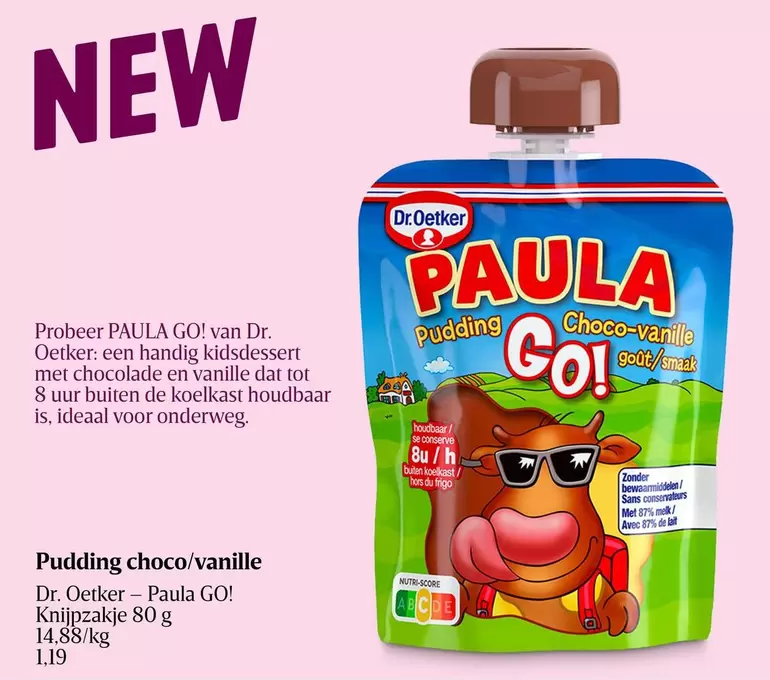 Go - Paula GO! Pudding Choco/vanille