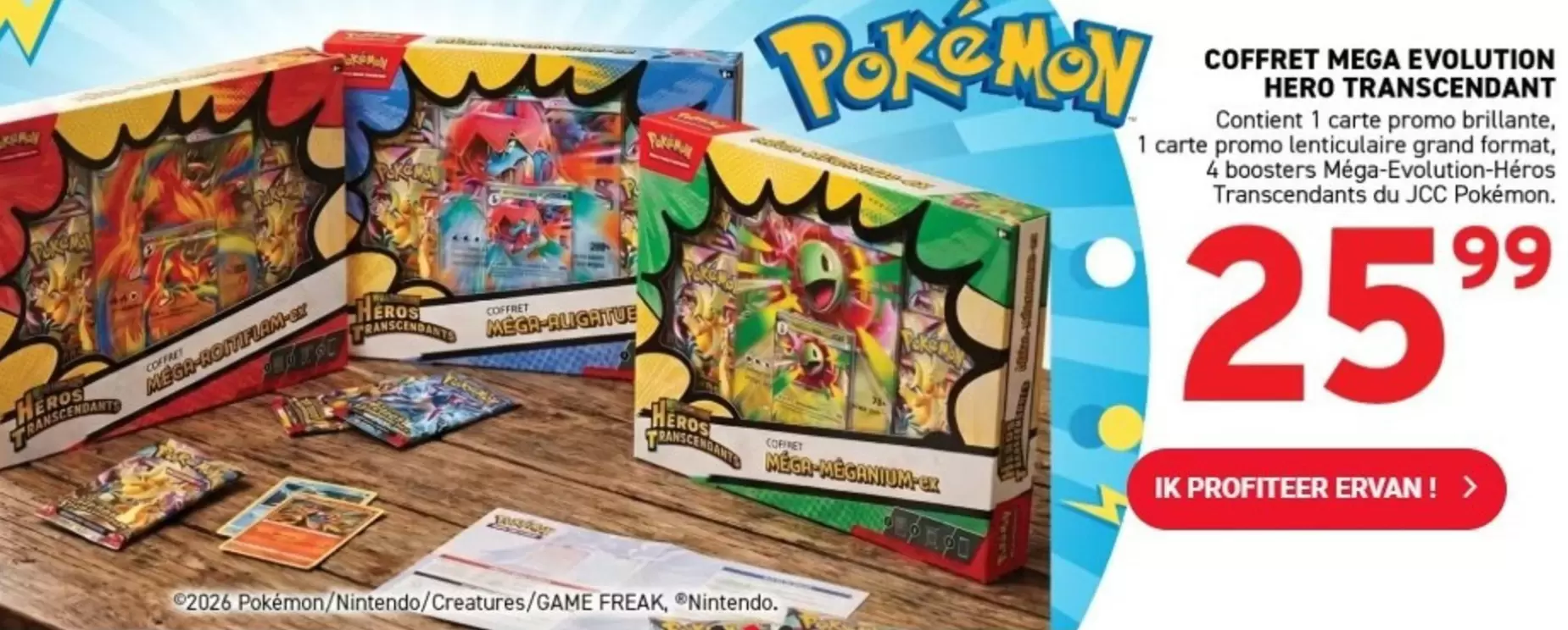 Pokemon - COFFRET MEGA EVOLUTION HERO TRANSCENDANT