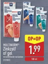 De - Zinkzalf of gel