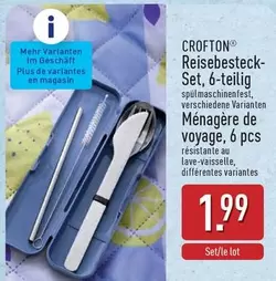 De - Reisebesteck-Set, 6-teilig