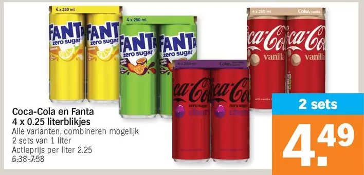 Coca Cola - Coca-Cola en Fanta