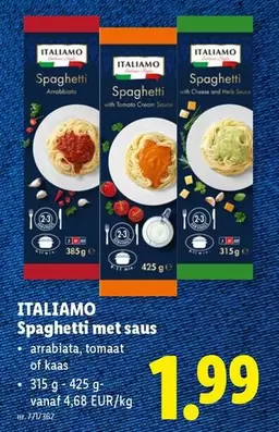 Spaghetti met saus