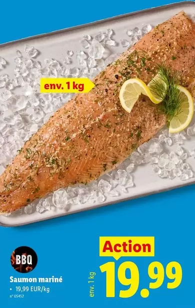 Bbq - Saumon marine