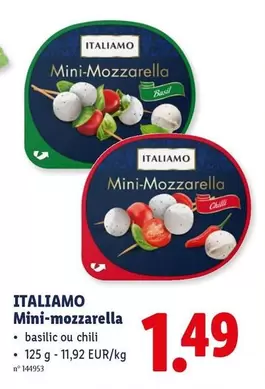 Chili - Mini-mozzarella