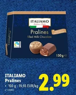 Pralines filled Milk Chocolate
