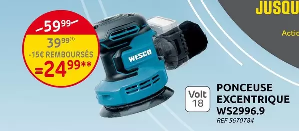 PONCEUSE EXCENTRIQUE WS2996.9